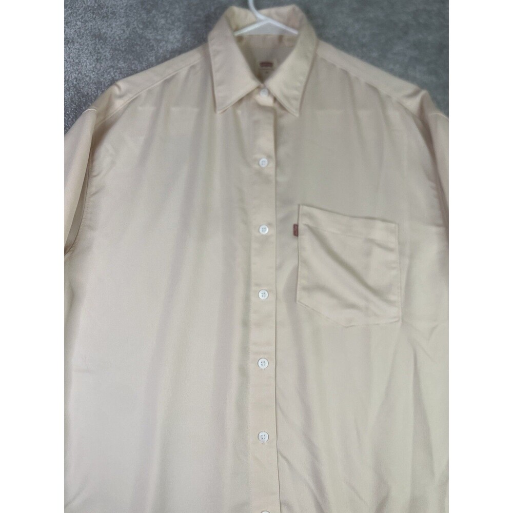 Levi’s Shirt Mens XS Pink Long Sleeve Dress